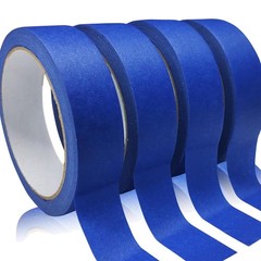4 Rolls Blue Painters Tape, Masking Tape, Painter’S Tape, Painting Tape with Mul
