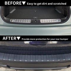 Rear Bumper Protector Guard Accessory Trim Cover Scratch Resistant Trunk Door…
