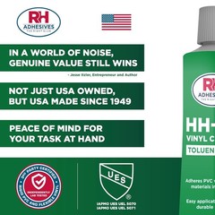 HH-66 Toluene Free Vinyl Cement 1 oz – Vinyl Adhesive, Cement Glue, Industria…