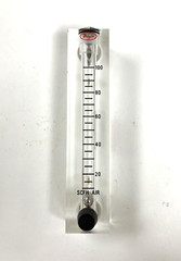 DWYER FLOW METER VFB-53-SSV 690 KPA 100 PSIG MAX 120 DEGREES F MAX