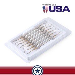 7pcs Periodontal Montana Jack Sickle Scaler Light Double Ended Dental Instrument