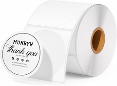Self-Adhesive 2-Inch Thermal Labels, 750 Roll – Clear Print & Wide Compatibility