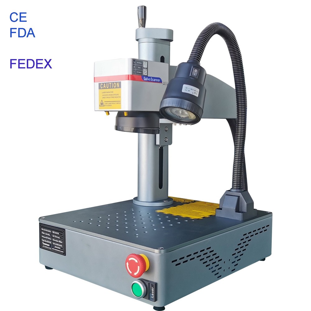 MAX 50W Fiber Laser Engraver Metal Jewerly Gold Mark Engraver Machine FEDEX FDA