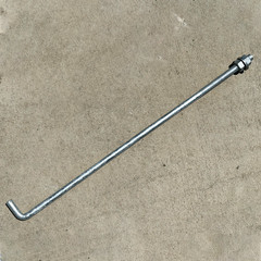 Sandbaggy 5/8″ x 24″ Threaded Concrete Anchor L-Bolts – Hot Dipped Galvanized