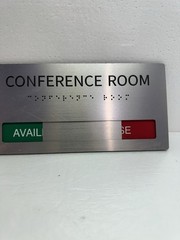 Office Door Signs Do Not Disturb, in Use/Available Slider Sign for Home Office