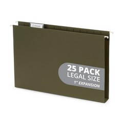 25 Blue Summit Supplies Legal Size Hanging File Folders Expandable Hanging F…