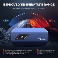 TOPDON TC001 Thermal Camera for Android USB Type C 256×192 IR High Resolution