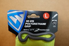 New Westchester Hi-Viz Premium Polyurethane Coated Palm Work Gloves / A2 – Large