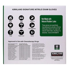 Kirkland Signature. Nitrile Exam Gloves, Medium. 400 Count