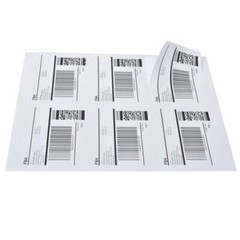 4″ x 3 1/3″ Laser Ink Jet Address Shipping Self Adhesive Labels 6 per sheet US