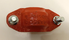 Rasco RGD1 1-1/2″ Angle Pad Rigid Grooved Coupling Ductile Iron EPDM Gasket
