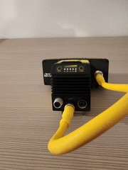 Cognex Industrial Wired Barcode Scanner / Vision Sensor with Yellow Cable