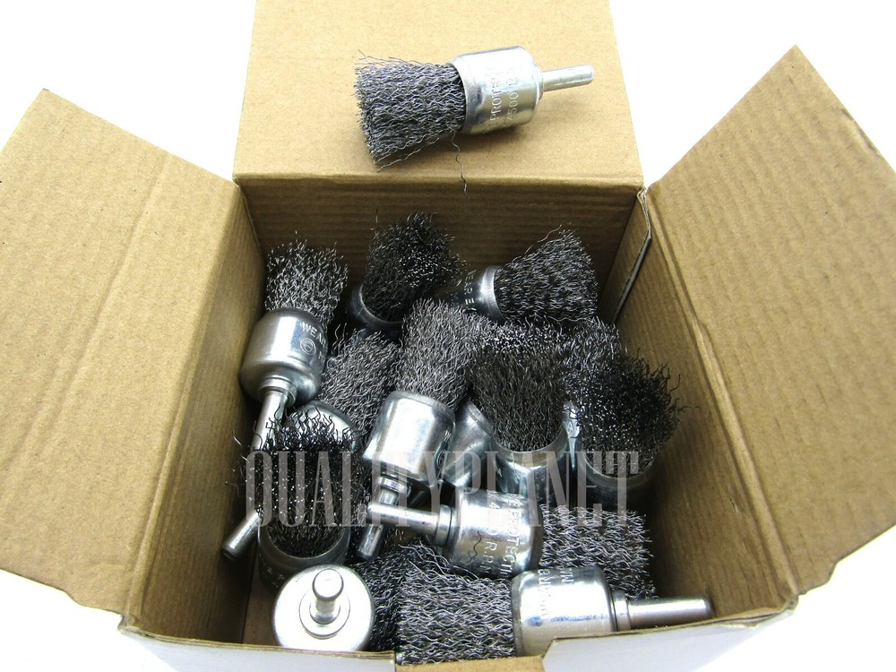 20pc 1″ Wire Cup Wheel Brushes for Drill 1/4 Shank Fits all Electric drills