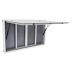 Concession Stand Truck Food Serving Window with 4 Awning Sliding Screens Window