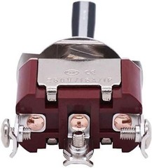 Heavy Duty Rocker Toggle Switch 16A 250V SPDT 3 Position ON Off ON Black Handle