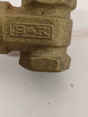 B&K 1/2″ Brass Gate Valve 200 WOG Red Handle Made in Indonesia