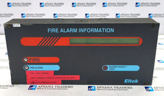 ELTEK ENERGY DISPLAYENHET ER-10 ENGELSK FIRE ALARM INFORMATION 234112 VER: 004