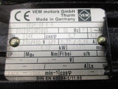 VEM MOTORS K21R63K4 0011941025805 230/400V 0.77/0.44A NSNP