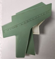 Vintage 1960’s DYMO M-4 Label Maker Green Uses 1/4″ Tape (Not Included)