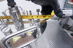 Sartorius Stedum Bioreactor headplate stirrer 1.4404/4436
