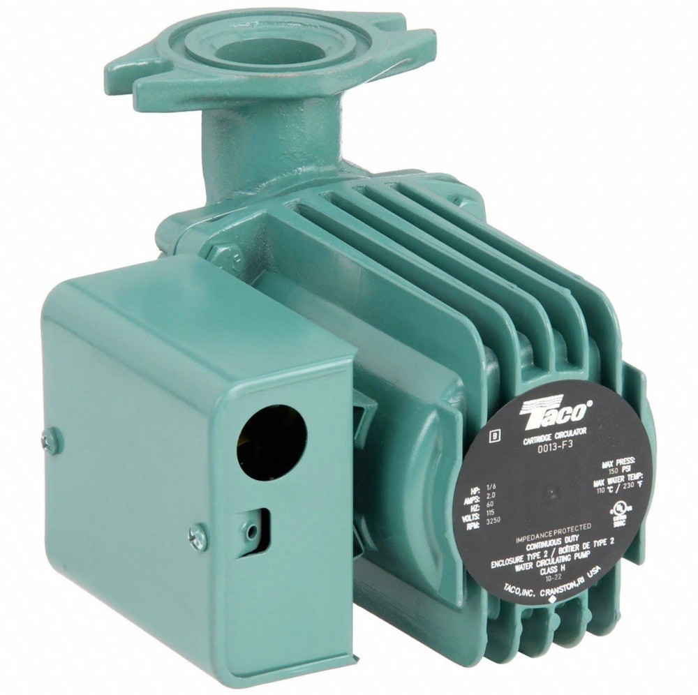 Taco | 0013-F3 | Cast Iron | Cartridge Circulator Pump | 00 Series | 3 Speed