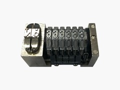 Numbering Machine 3/16″ 6 Digits Backward No. CL51 Roman Letterpress Windmill