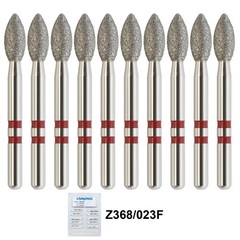 Dental Diamond Burs Zirconia Adjustment Football Ball Z368 High Speed Z379/023M