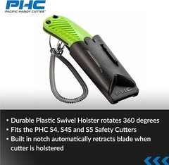 Pacific Handy Cutter Inc. UKH-423 Safety Holster Only for S4 and S5 Box Knife