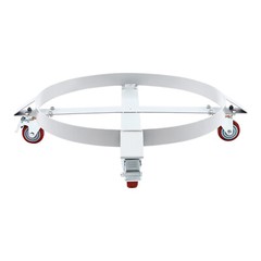 55 Gallon Heavy Duty Metal Drum Dolly, Barrel Dolly Carts with Swivel Casters