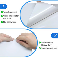Vinyl Siding Repair Kit 10 PCS 6.3X4.75Inch Self-Adhesive Vinyl Siding Patch PVC