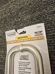 Universal Hardware Pull Handle C Style Stainless Steel 12″ UH40094