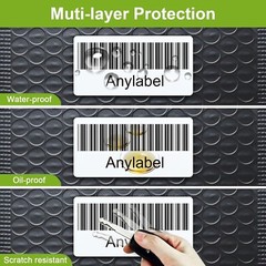 Direct Thermal Labels (12 Rolls, 1300 Labels/Roll) – 2” x 1” Barcode, Postage