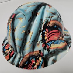 full brim hard hat hydro dipped OUR LADY GUADALUPE NUESTRA SEÑORA GUADALUPE