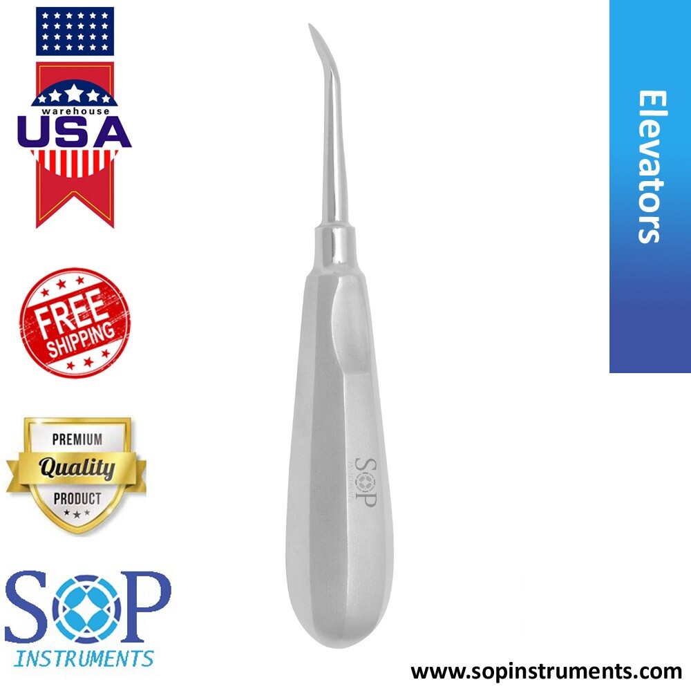 Cogswell B Dental Surgical Root Elevator Angled by SOP Instruments