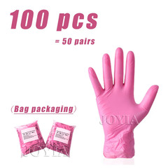 Disposable Gloves XS Latex Powder Free Nitrile Vinyl Glove Extra Small Hands for