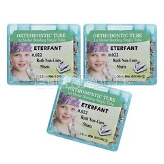 ETERFANT Dental Orthodontic Buccal Tubes 1st/2nd Molar Roth/MBT 018/022 Bondable