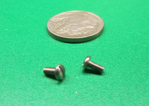 18-8 Stainless Steel Pan Head Slotted Machine Screw 2-56 x 3/16″, 300 pcs