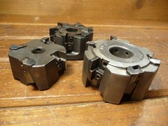 2 Valenite Face Mill & 1 unmarked. CNC Milling Machine Metal Working Tools