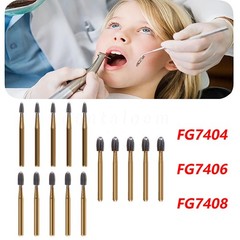 Dental Tungsten Carbide Bur Trimming&Finishing Egg Football FG 7404 7406 7408 DL