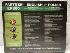 CCTACO PARTNER EP800 ENGLISH POLISH Talking Dictionary & Audio Phrasebook #Z