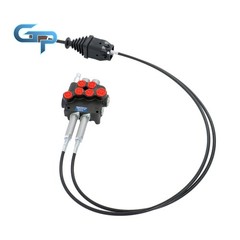 Hydraulic Remote Control Valve 2 Spool 21 GPM Easy Installation Kit