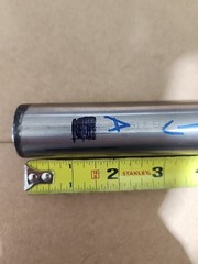 (Tag C72) 1.125″ Dia Titanium Round Rod x 9+” Inch Long 6AL4V-ELI Medical Grade