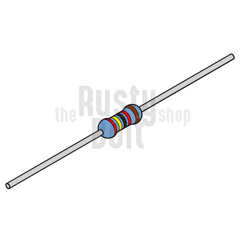 Resistors – 1/2 w (0.5 watt) – 24K ohm – 1% Tolerance – Metal Film – New