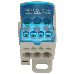 UKK-80A Din Rail Terminal Block Distribution Box Electric Wire Connector