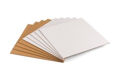 25 PCS 12.5×12.5 Inch Corrugated Cardboard Sheets 1/8 Thick LP Record Insert