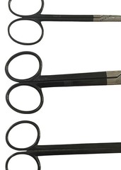 Lot 3 Surgical Scissors Stille Curved Supercut Delicate Metzenbaum Used Sweden