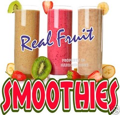 Smoothies Decal 14″ Fresh Fruit Drink Concession Food Truck Vinyl Sign Sticker