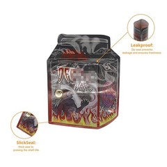 25 Sets Mylar Foil Bags Smell Proof Zip Seal Pouch 3.5g Resealable For Candy