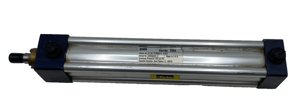 PARKER PNEUMATIC CYLINDER SERIES 2MA , 01.50 TE2MAU14 8.500, 250 PSI AIR