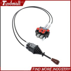 Findmall Hydraulic Remote Control Valve 2 Spool 21 GPM Easy Installation Kit
